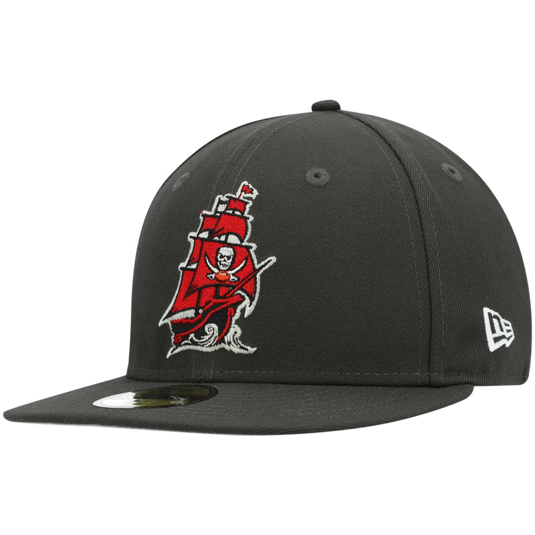 Tampa Bay Buccaneers New Era Omaha 59FIFTY Fitted Hat Pewter | NFL