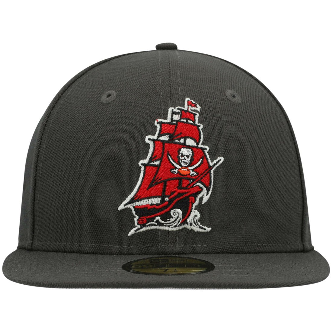 Tampa Bay Buccaneers New Era Omaha 59FIFTY Fitted Hat Pewter | NFL