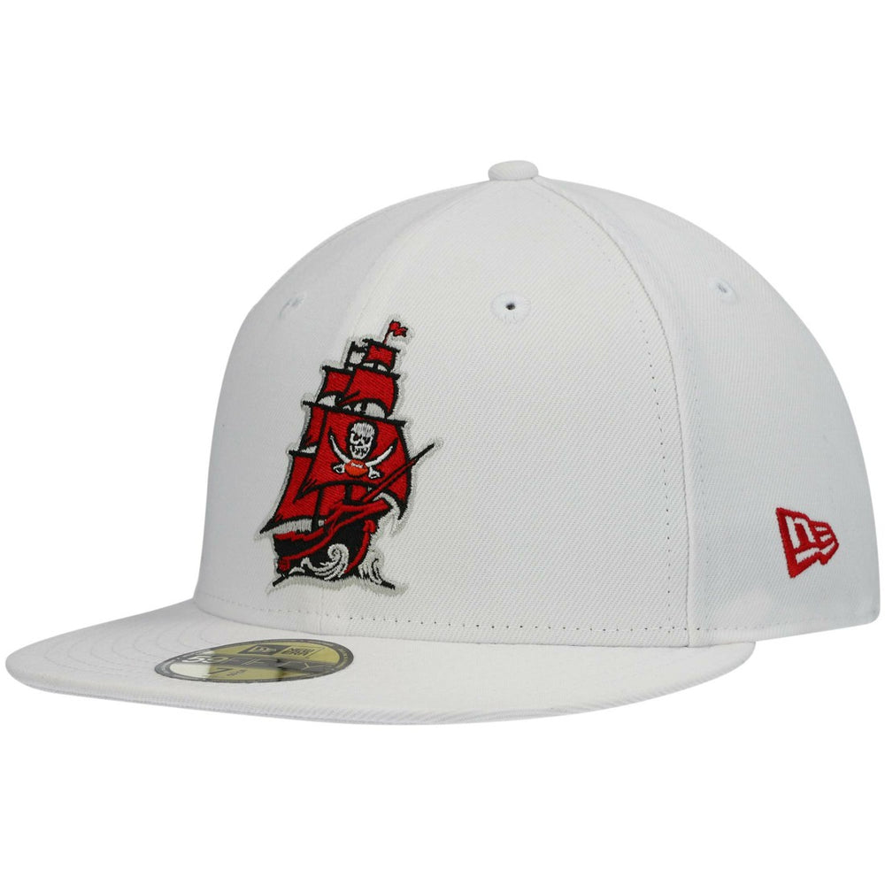 Tampa Bay Buccaneers New Era Omaha Alternate Logo 59FIFTY Fitted Hat White | NFL