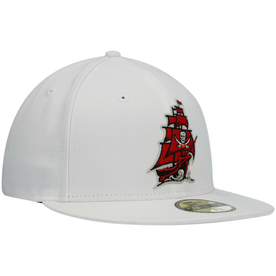 Tampa Bay Buccaneers New Era Omaha Alternate Logo 59FIFTY Fitted Hat White | NFL