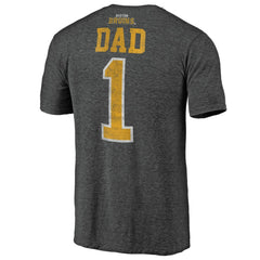 Boston Bruins Greatest Dad Tri-Blend T-Shirt - Charcoal - NHL