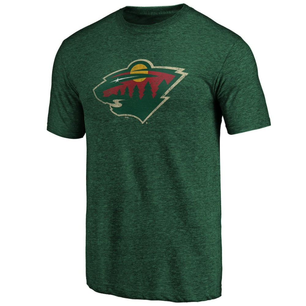 Minnesota Wild Greatest Dad Tri-Blend T-Shirt - Green - NHL