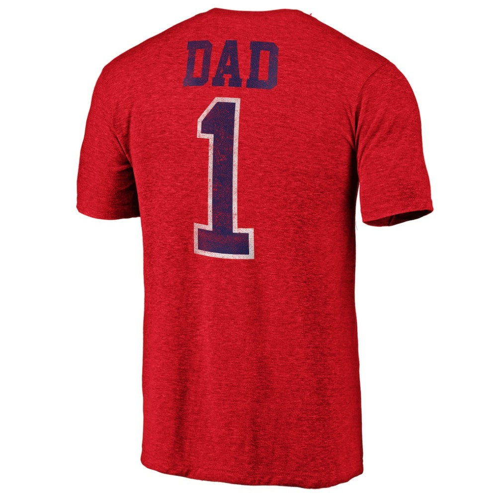 Montreal Canadiens Greatest Dad Tri-Blend T-Shirt - Red - NHL