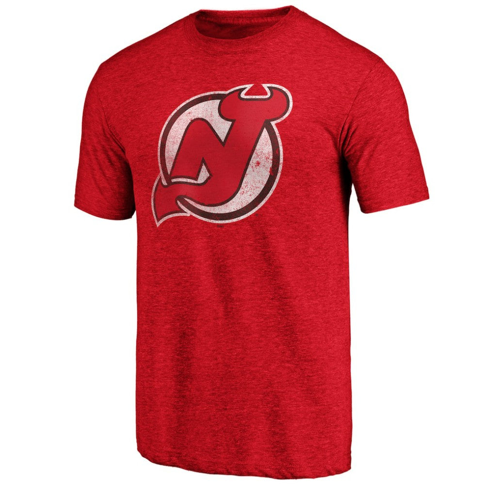 New Jersey Devils Greatest Dad Tri-Blend T-Shirt - Red - NHL