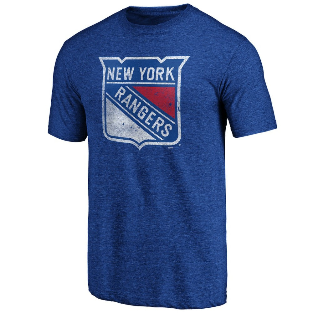 New York Rangers Greatest Dad Tri-Blend T-Shirt - Blue - NHL
