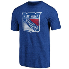 New York Rangers Greatest Dad Tri-Blend T-Shirt - Blue - NHL