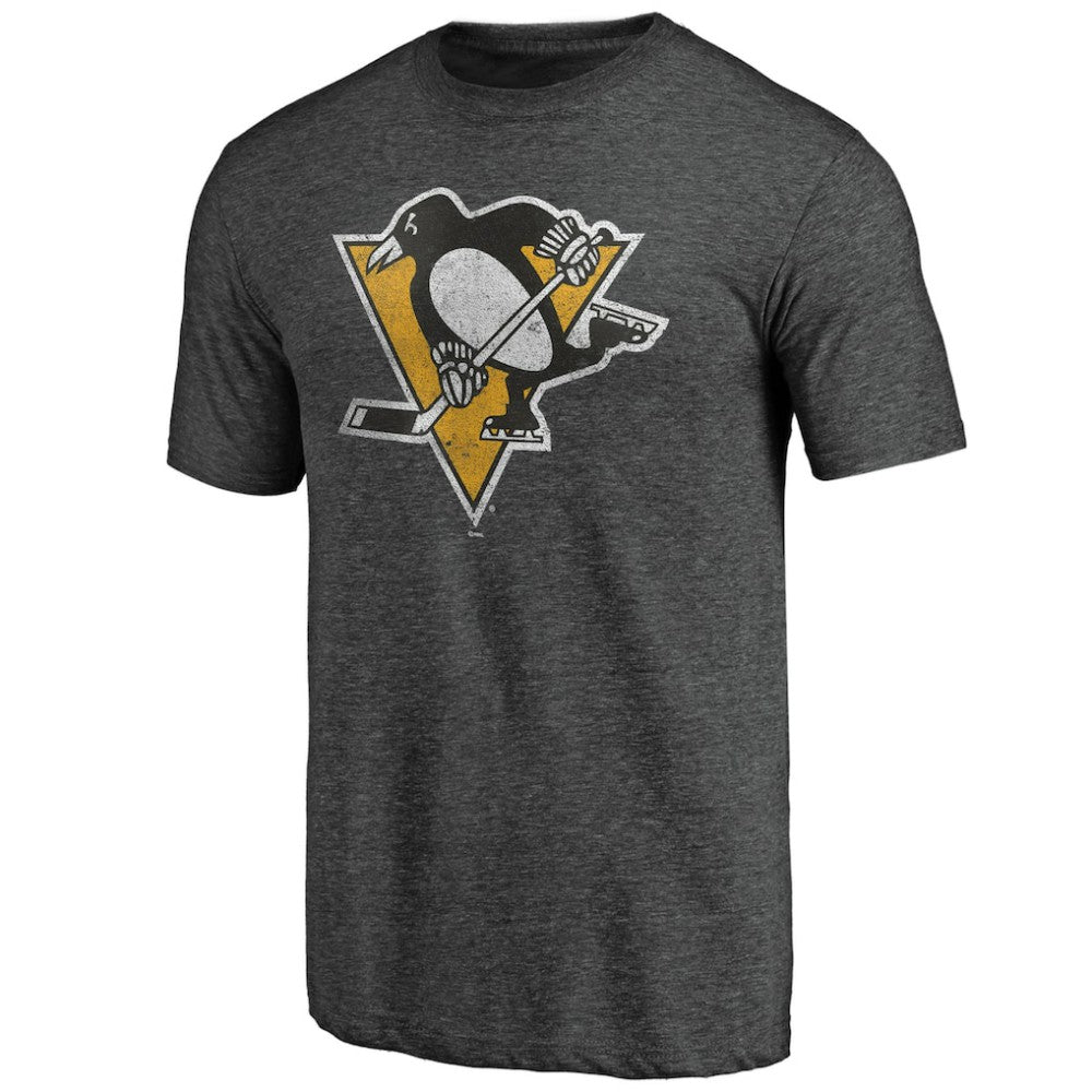 Pittsburgh Penguins Greatest Dad Tri-Blend T-Shirt - Charcoal - NHL