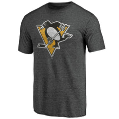 Pittsburgh Penguins Greatest Dad Tri-Blend T-Shirt - Charcoal - NHL