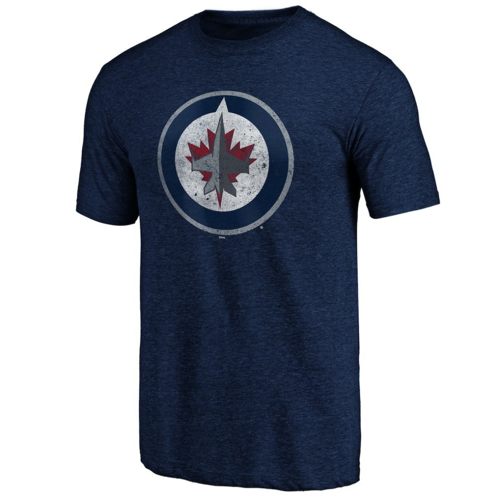 Winnipeg Jets Greatest Dad Tri-Blend T-Shirt - Navy - NHL