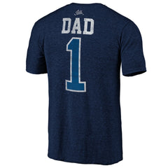 Winnipeg Jets Greatest Dad Tri-Blend T-Shirt - Navy - NHL