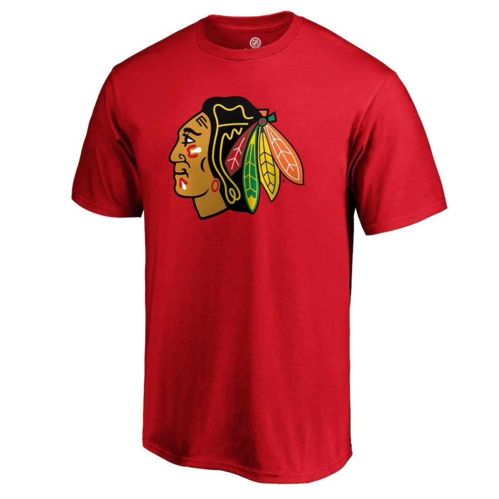 Chicago Blackhawks #1 Dad T-Shirt - Red - NHL
