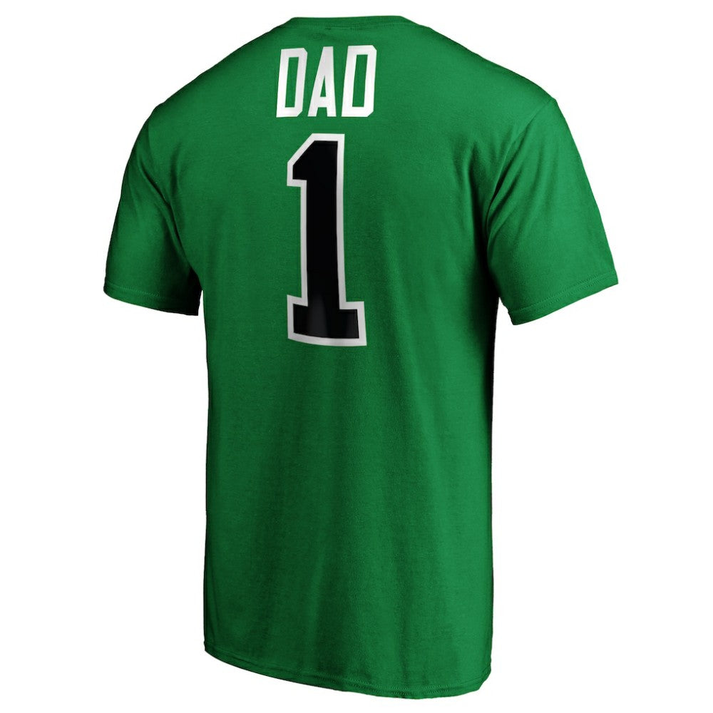 Dallas Stars #1 Dad T-Shirt - Kelly Green - NHL
