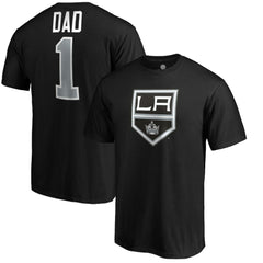 Los Angeles Kings #1 Dad T-Shirt - Black - NHL