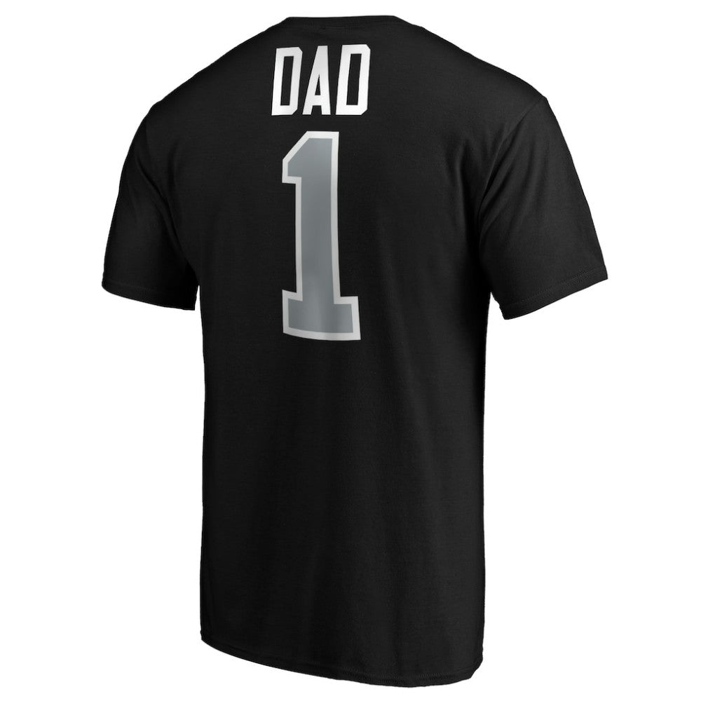 Los Angeles Kings #1 Dad T-Shirt - Black - NHL