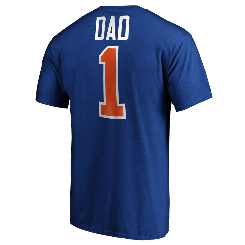 New York Islanders #1 Dad T-Shirt - Royal - NHL