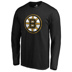 Boston Bruins #1 Dad Long Sleeve T-Shirt - Black - NHL