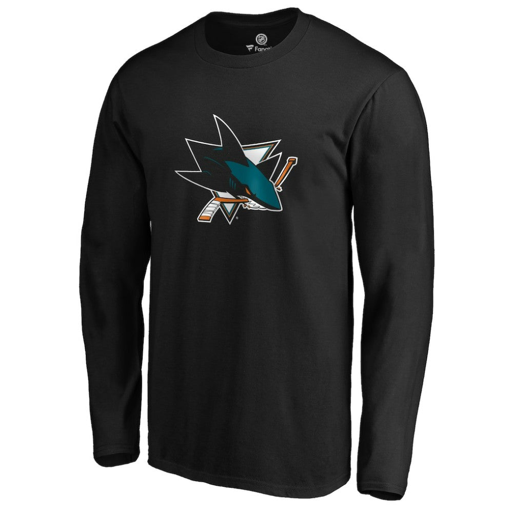 San Jose Sharks #1 Dad Long Sleeve T-Shirt - Black - NHL