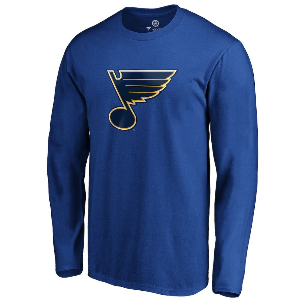 St. Louis Blues #1 Dad Long Sleeve T-Shirt - Blue - NHL