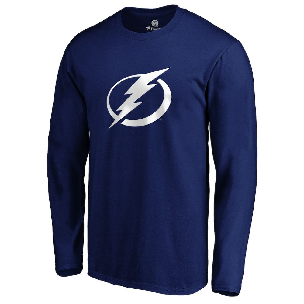 Tampa Bay Lightning #1 Dad Long Sleeve T-Shirt - Blue - NHL