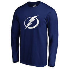 Tampa Bay Lightning #1 Dad Long Sleeve T-Shirt - Blue - NHL