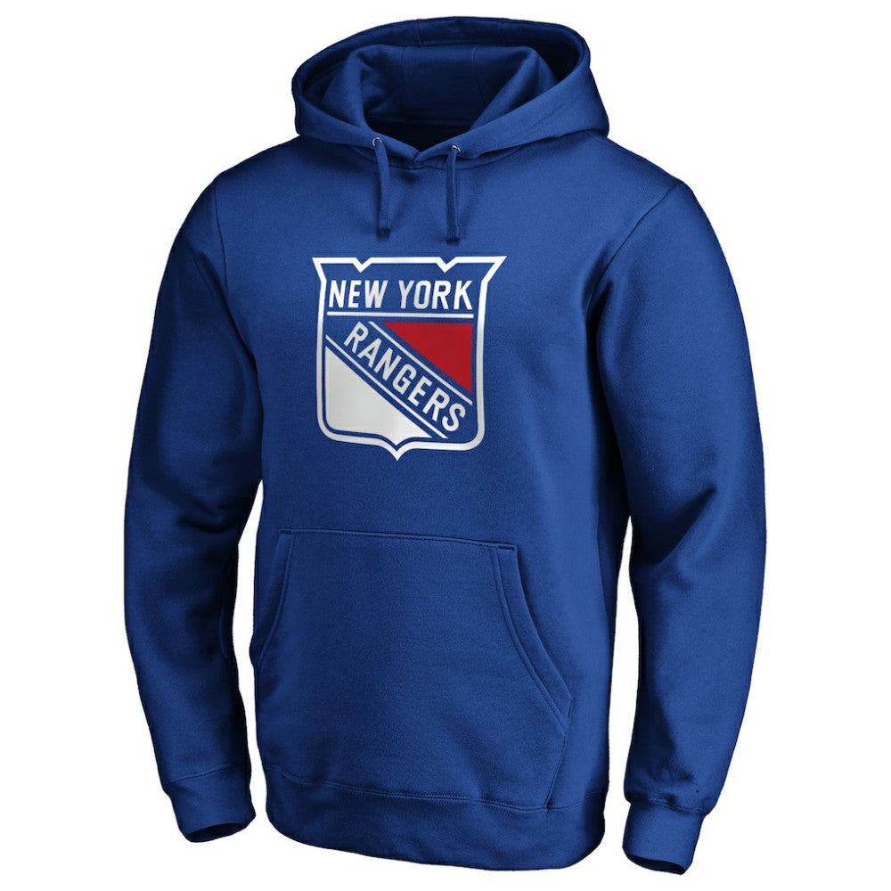 New York Rangers #1 Dad Pullover Hoodie - Blue - NHL