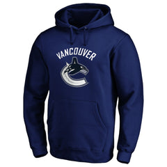 Vancouver Canucks #1 Dad Pullover Hoodie - Blue - NHL