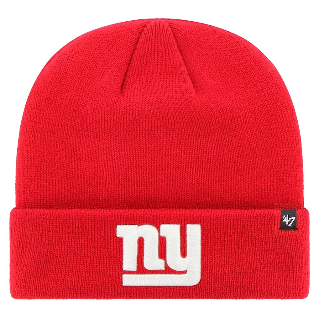 New York Giants '47 Secondary Basic Cuffed Knit Hat Red | 47 brand