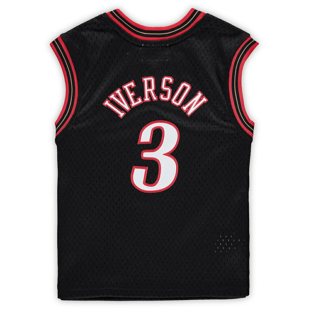 Allen Iverson Philadelphia 76ers Preschool 2000-2001 Hardwood Classics Throwback Team Jersey Black - NBA