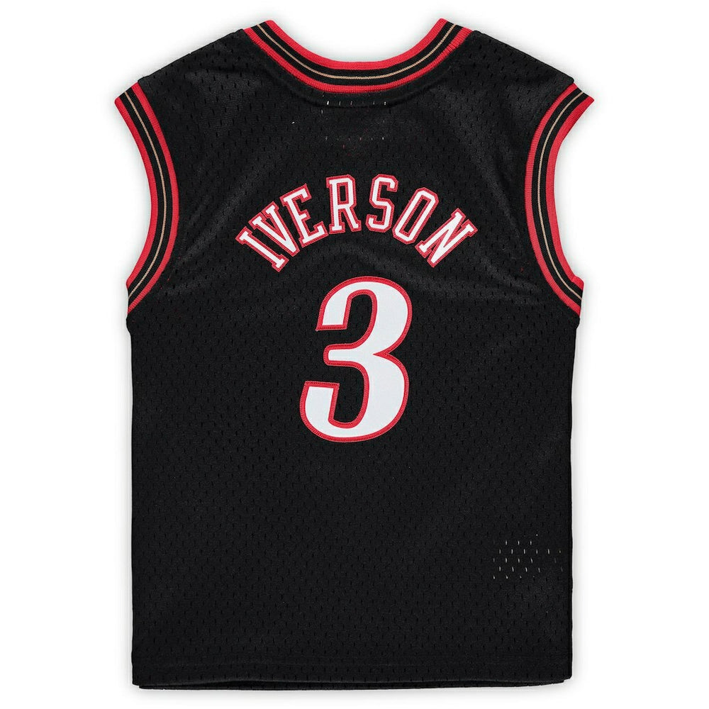 Allen Iverson Philadelphia 76ers Preschool 2000-2001 Hardwood Classics Throwback Team Jersey Black - NBA