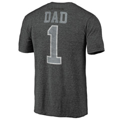 Los Angeles Kings Greatest Dad Tri-Blend T-Shirt - Charcoal - NHL