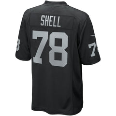 Art Shell Las Vegas Raiders Game Retired Player Jersey Black | Nike for Sale