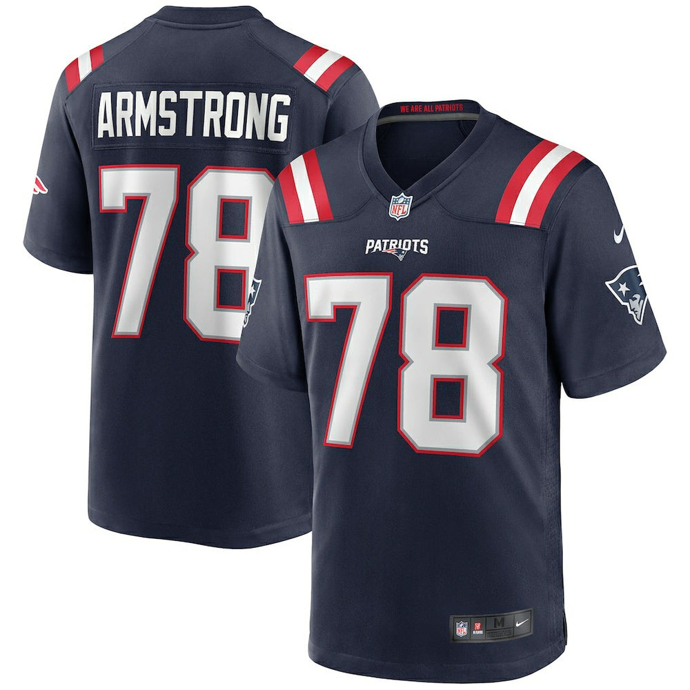 Bruce Armstrong New England Patriots Game Retired Player Jersey Navy | Nike for Sale