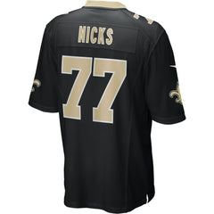 Carl Nicks New Orleans Saints Game Retired Player Jersey Black | Nike for Sale