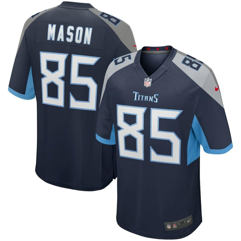 Derrick Mason Tennessee Titans Game Retired Player Jersey Navy | Nike for Sale