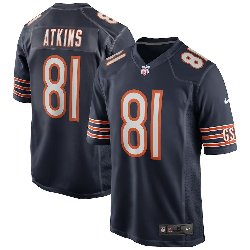 Doug Atkins Chicago Bears Game Retired Player Jersey Navy | Nike for Sale