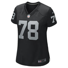 Art Shell Las Vegas Raiders Women's Game Retired Player Jersey Black | Nike for Sale