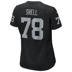 Art Shell Las Vegas Raiders Women's Game Retired Player Jersey Black | Nike for Sale