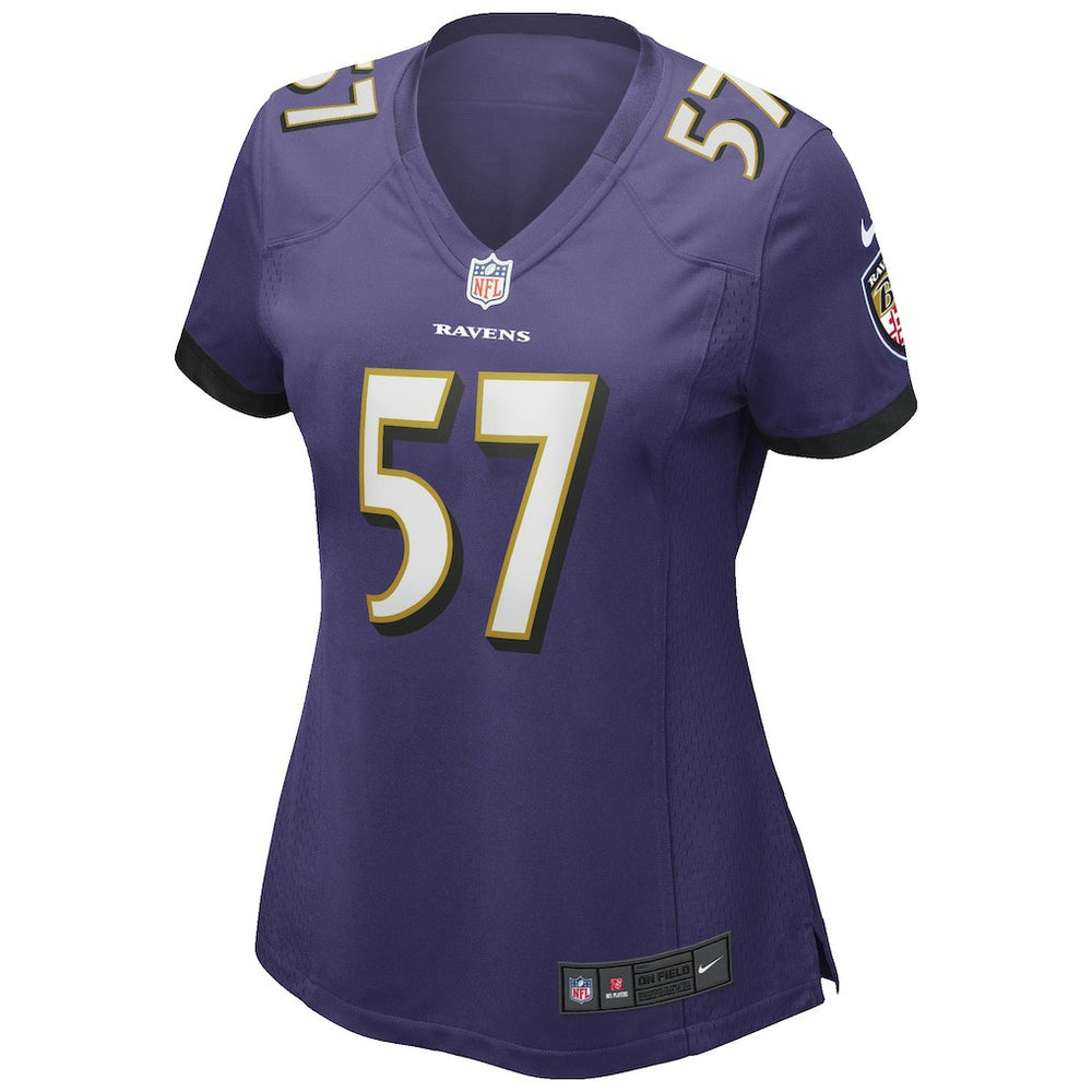 Bart Scott Baltimore Ravens Women's Game Retired Player Jersey Purple | Nike for Sale