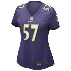 Bart Scott Baltimore Ravens Women's Game Retired Player Jersey Purple | Nike for Sale