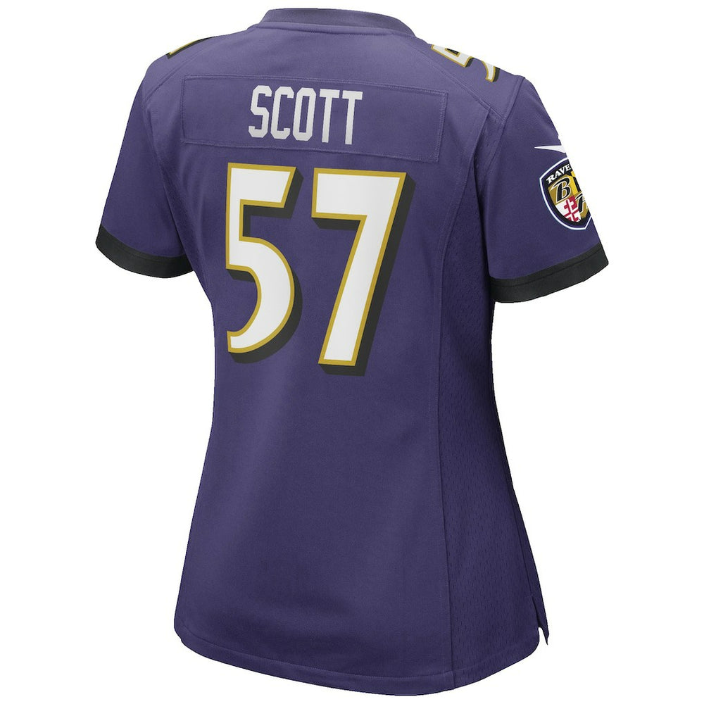 Bart Scott Baltimore Ravens Women's Game Retired Player Jersey Purple | Nike for Sale