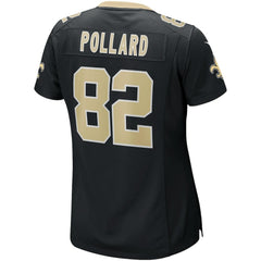 Bob Pollard New Orleans Saints Women's Game Retired Player Jersey Black | Nike for Sale