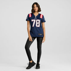 Bruce Armstrong New England Patriots Women's Game Retired Player Jersey Navy | Nike for Sale