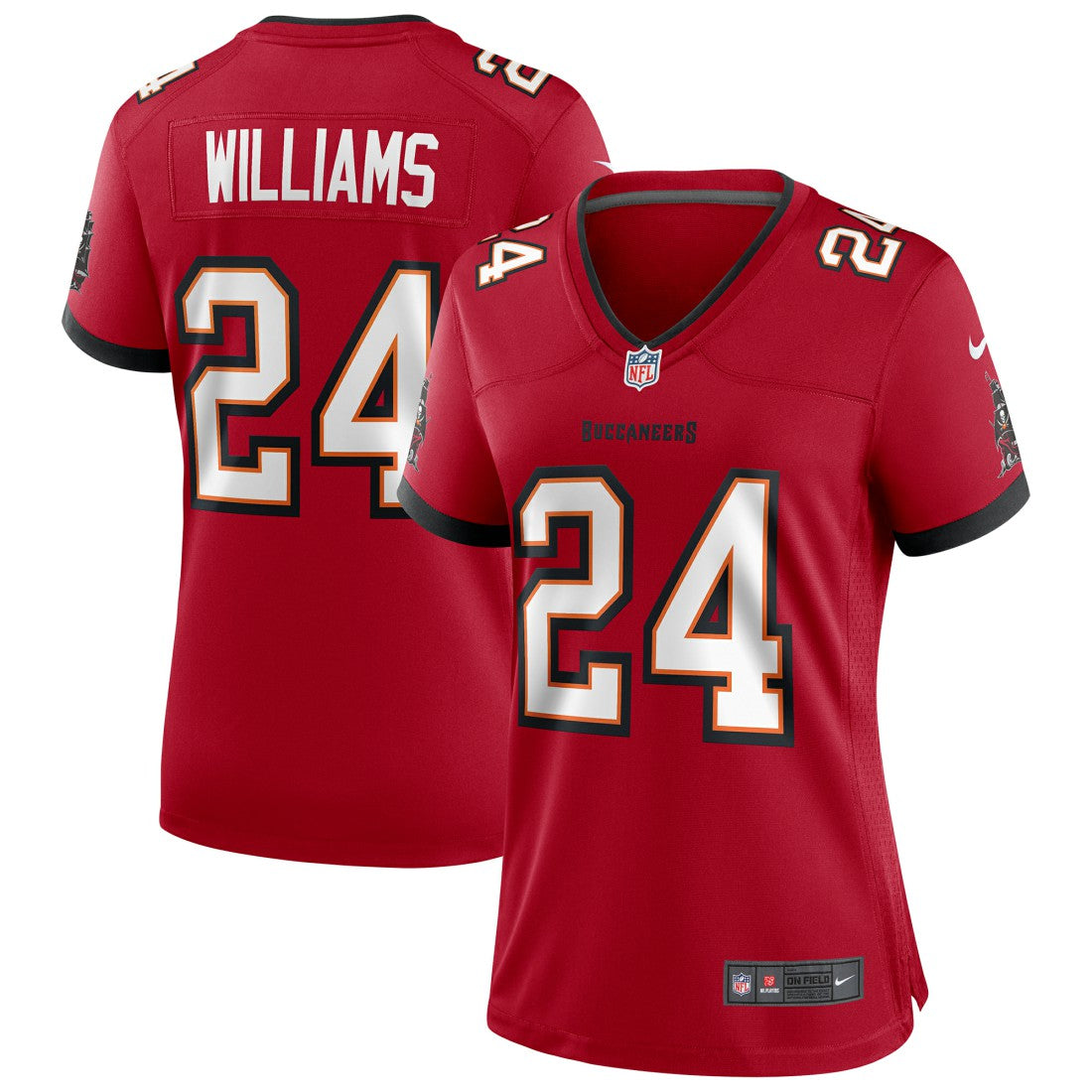 Cadillac Williams Tampa Bay Buccaneers Women's Game Retired Player Jersey Red | Nike for Sale