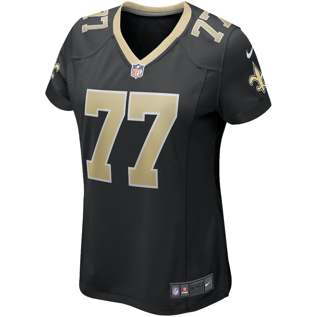 Carl Nicks New Orleans Saints Women's Game Retired Player Jersey Black | Nike for Sale