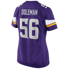 Chris Doleman Minnesota Vikings Women's Game Retired Player Jersey Purple | Nike for Sale
