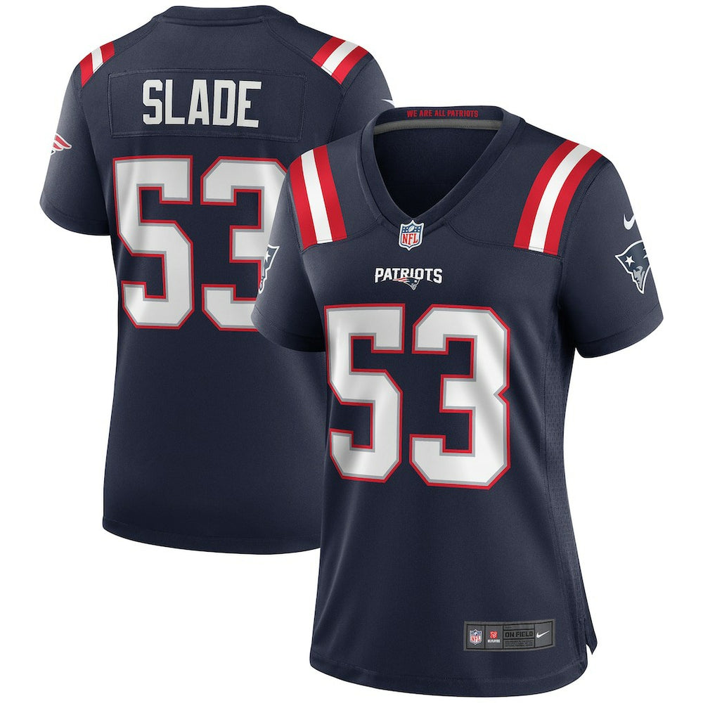 Chris Slade New England Patriots Women's Game Retired Player Jersey Navy | Nike for Sale