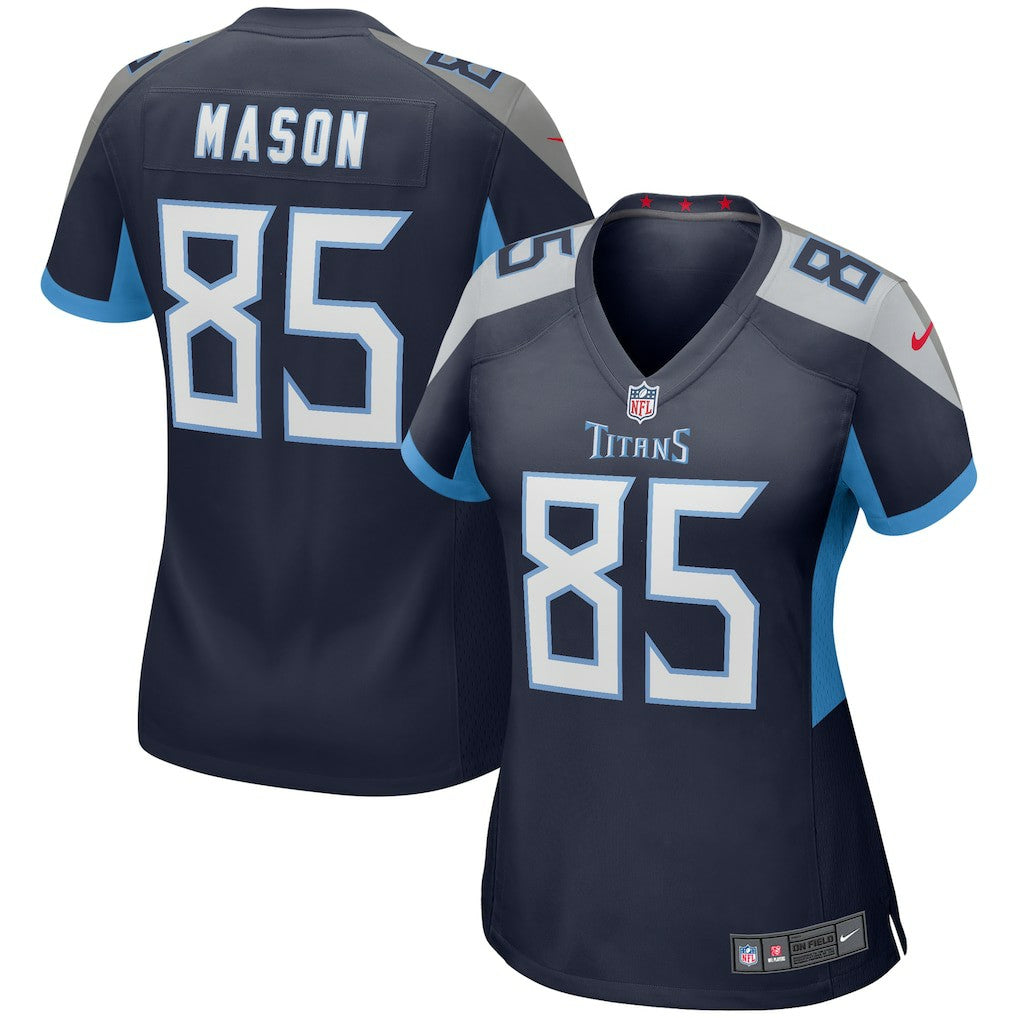 Derrick Mason Tennessee Titans Women's Game Retired Player Jersey Navy | Nike for Sale