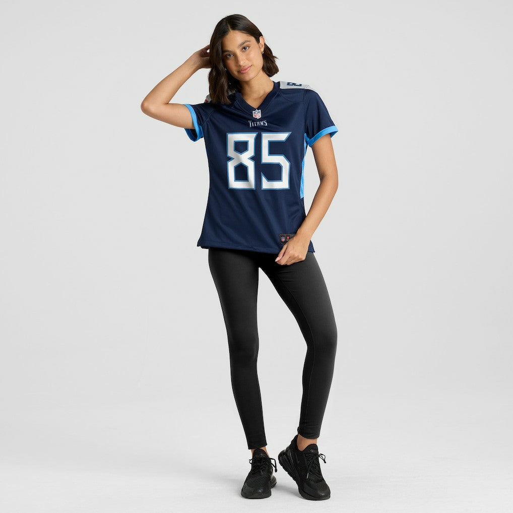 Derrick Mason Tennessee Titans Women's Game Retired Player Jersey Navy | Nike for Sale