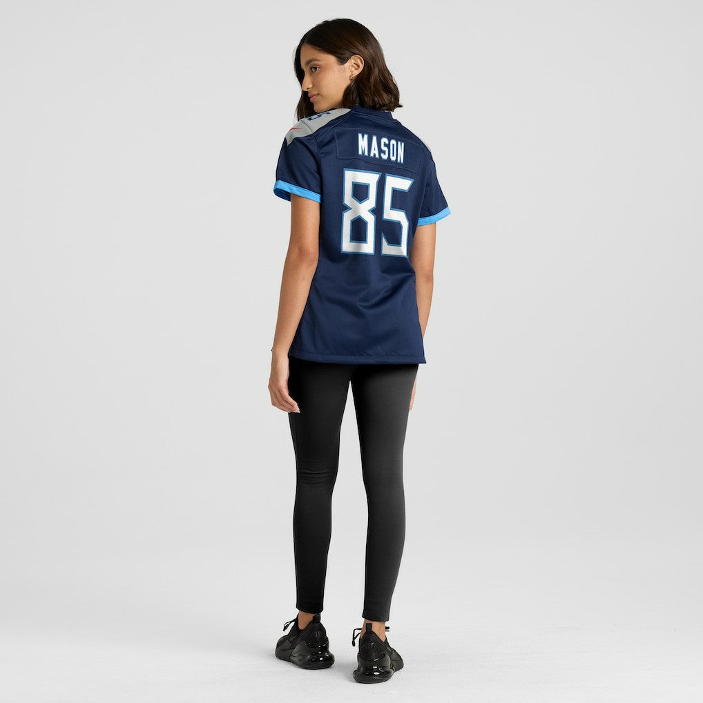 Derrick Mason Tennessee Titans Women's Game Retired Player Jersey Navy | Nike for Sale