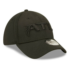 Atlanta Falcons New Era Black On Black Alternate Logo 39THIRTY Flex Hat | NFL